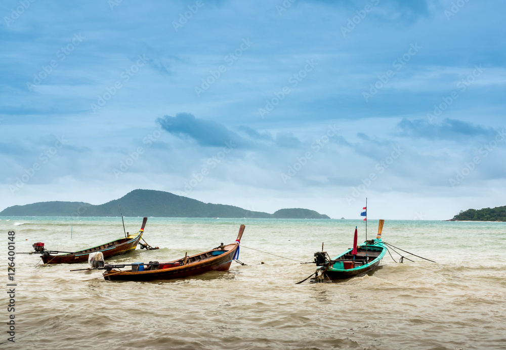 Boats at Rawai Beach