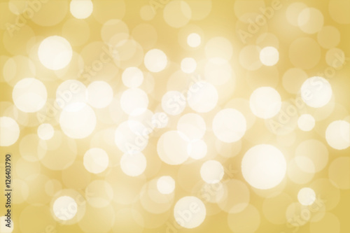 Gold bokeh