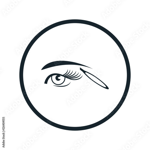 eyebrow tweezers icon
