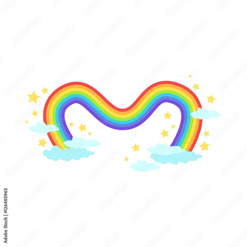 Obraz premium Shaped Rainbow Icon