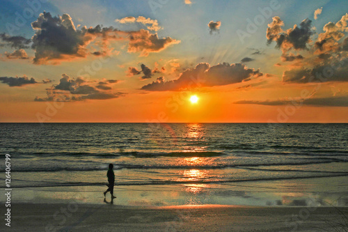 Fototapeta Naklejka Na Ścianę i Meble -  Ocean Sunset