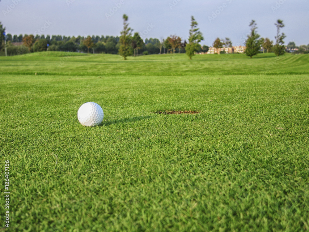 Ball on green Ball on green