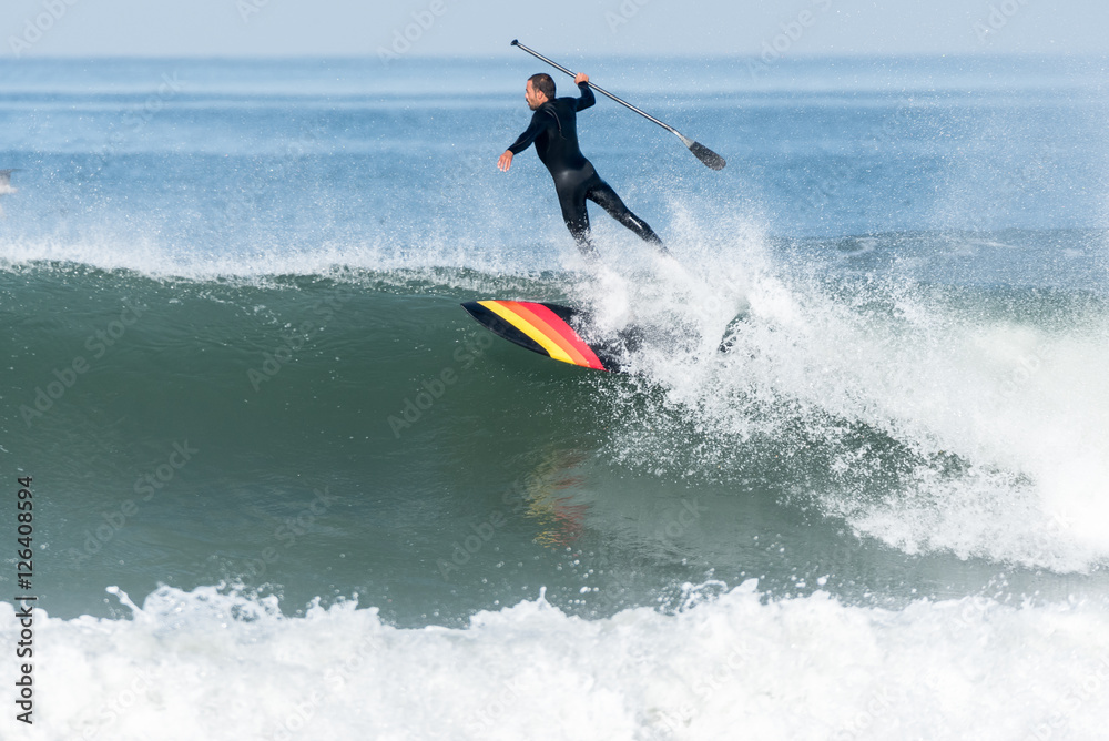 Stand up paddle surfer