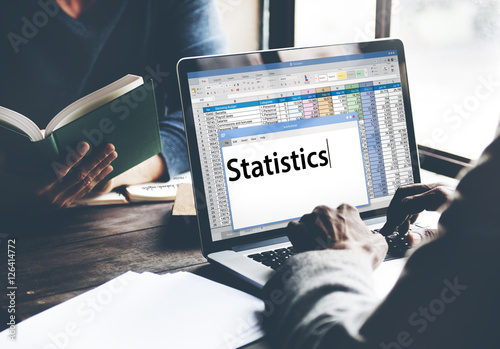 Statistics Stats Analysis Research Economic Financial Concept