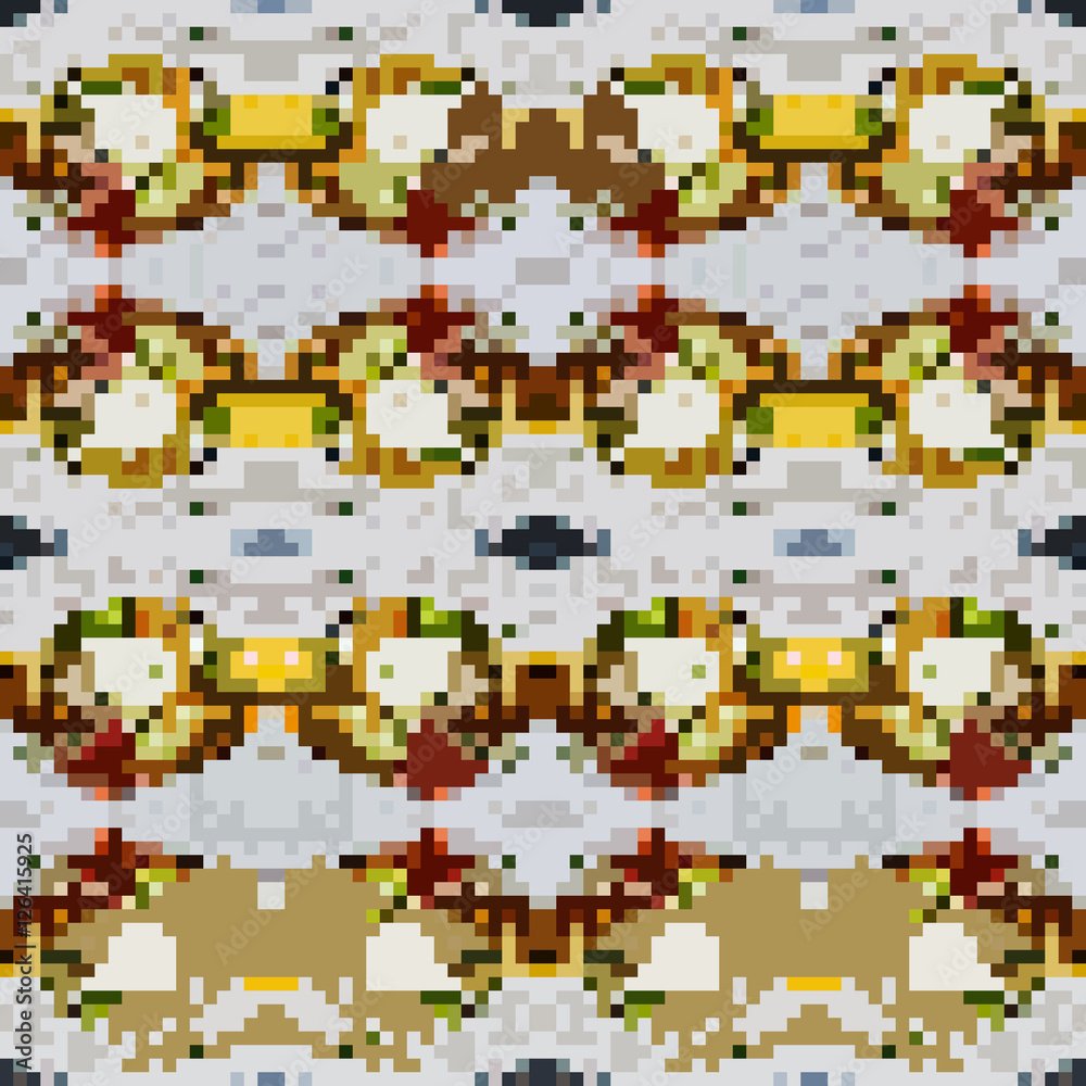 seamless tileable pixel texture pattern
