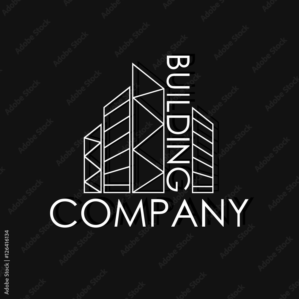 Building company logotype