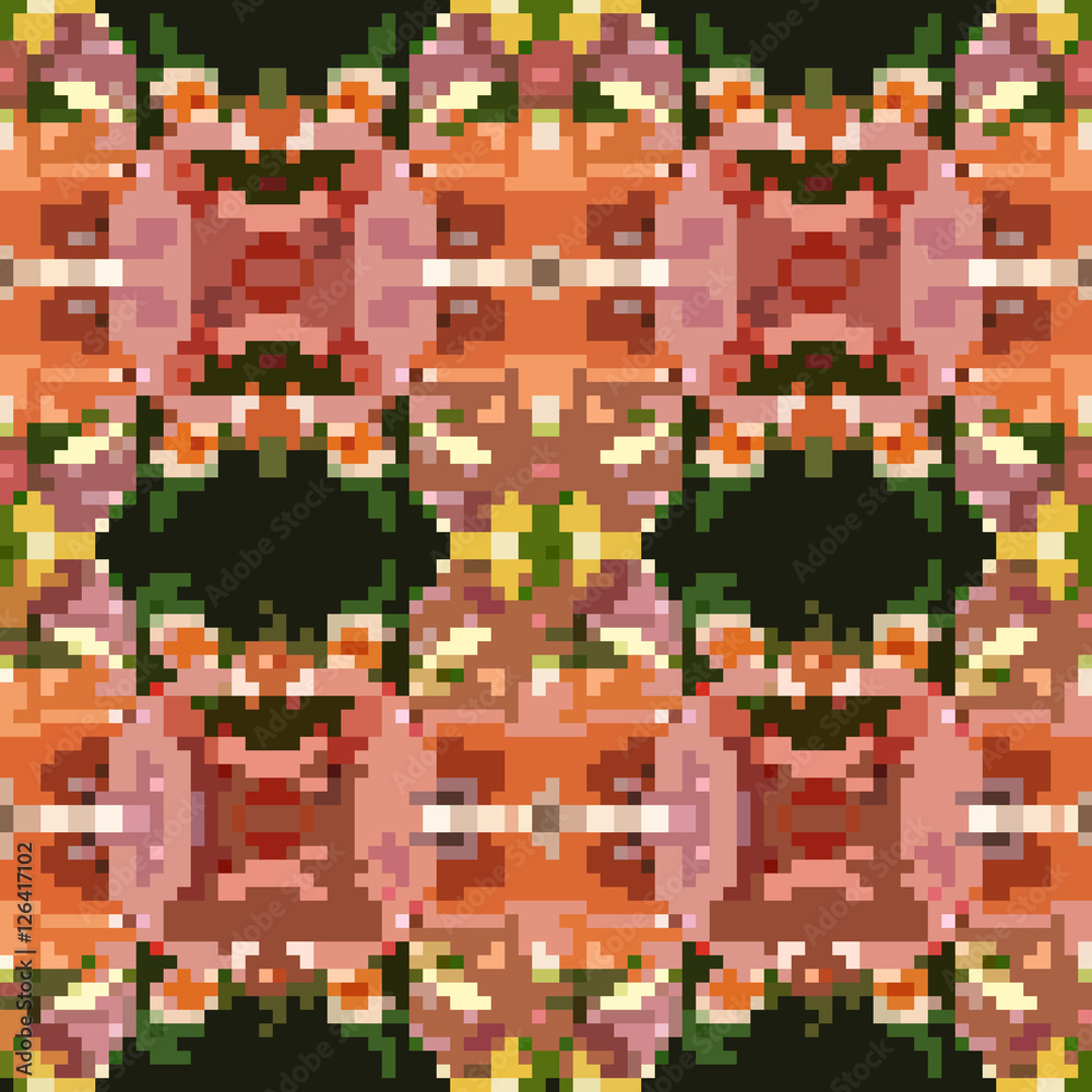 seamless tileable pixel texture pattern