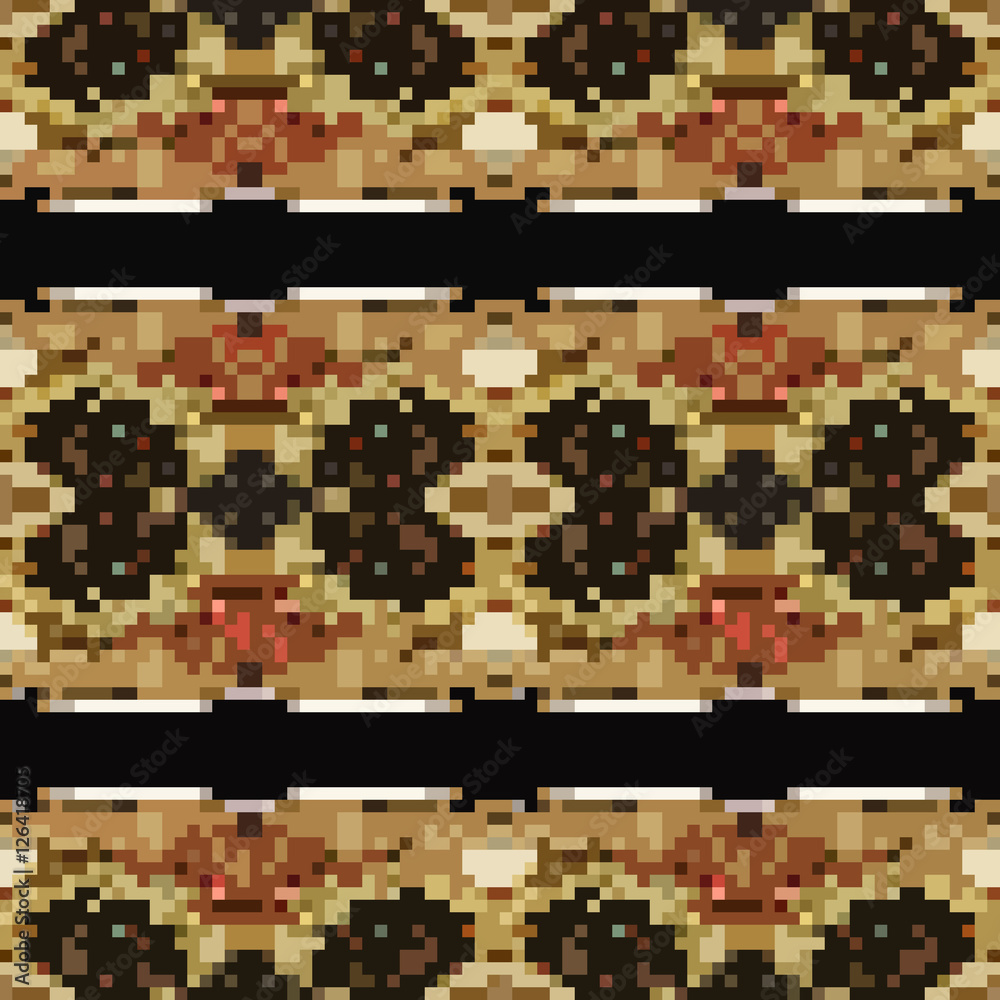 Fototapeta premium seamless tileable pixel texture pattern