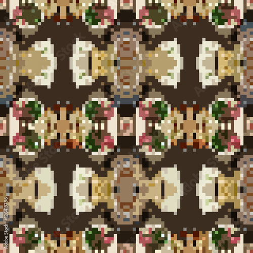 seamless tileable pixel texture pattern