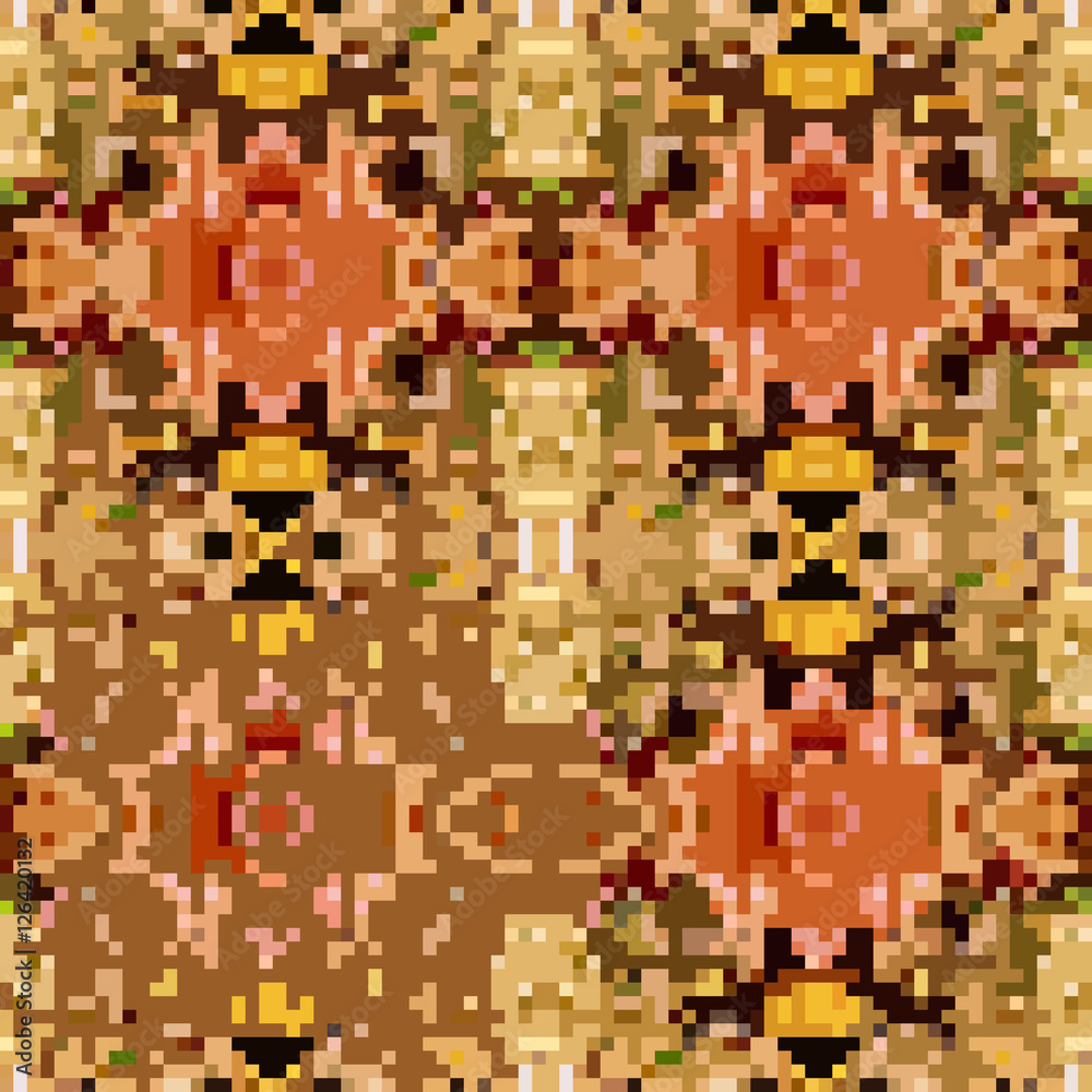 seamless tileable pixel texture pattern