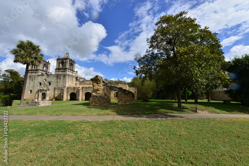 A 1755 Mission in San Antonio, America.