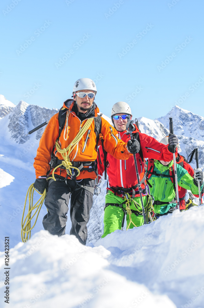 Hochtour in der Seilschaft mit Bergführer