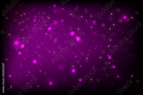 Purple BG with bokeh