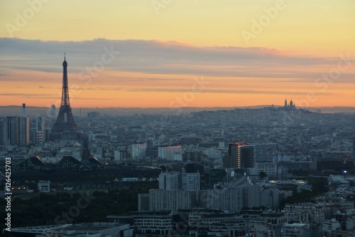 View of the eiffel tower from the top of Paris © Francisco Cavilha Nt
