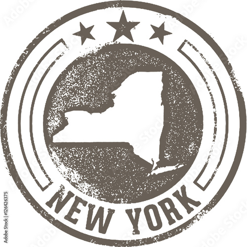 Vintage New York Stamp