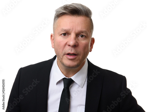 portrait of middle aged business man