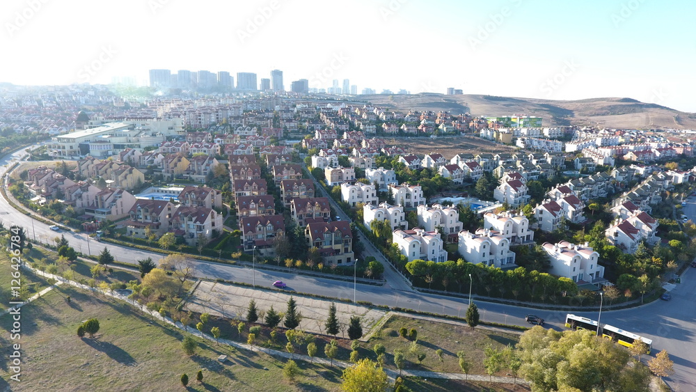 Bahçeşehir 2. Kısım Boğazköy Siteler Hava Fotoğrafı