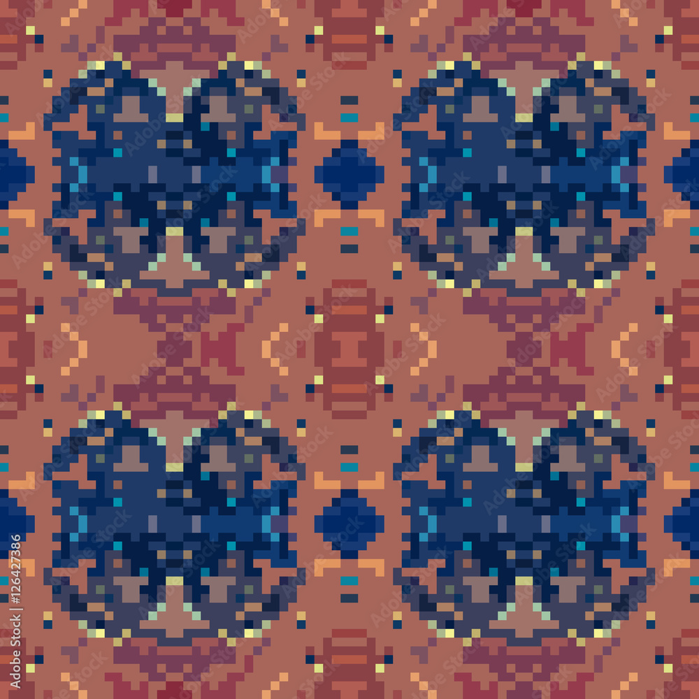 Fototapeta premium seamless tileable pixel texture pattern