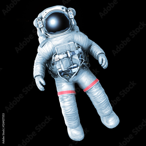 Obraz na płótnie Astronaut, image with a work path w salonie
