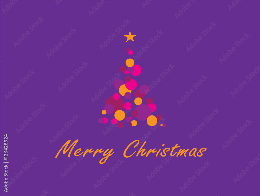 Happy New Year tree and Merry Christmas abstract vector Happy New Year tree and Merry Christmas abstract vector