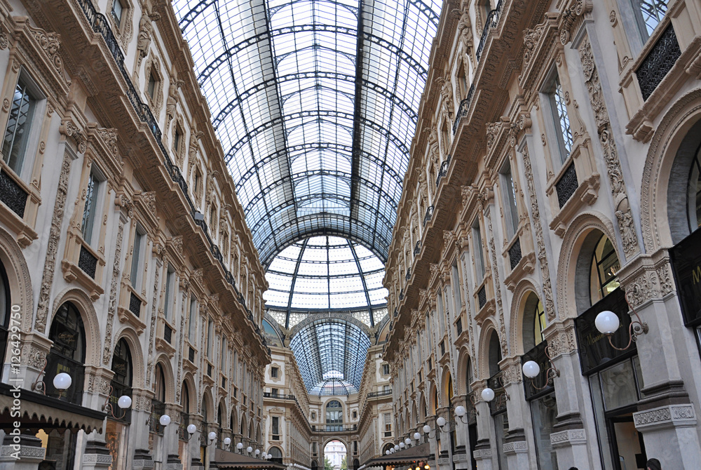 Mediolan - Galeria Vittorio Emanuele II (wnętrze)