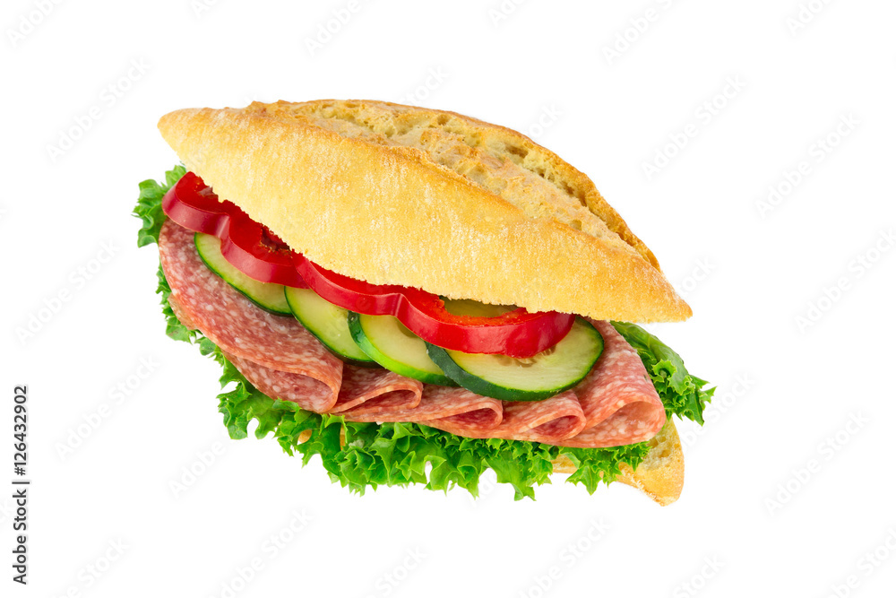 belegtes Brötchen belegtes Brötchen