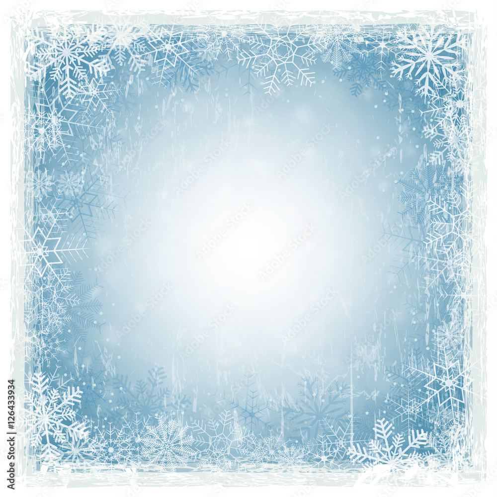 blue grunge christmas background
