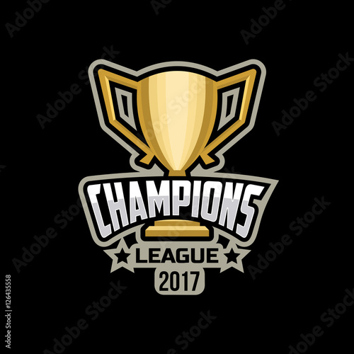 Champions sports league logo emblem