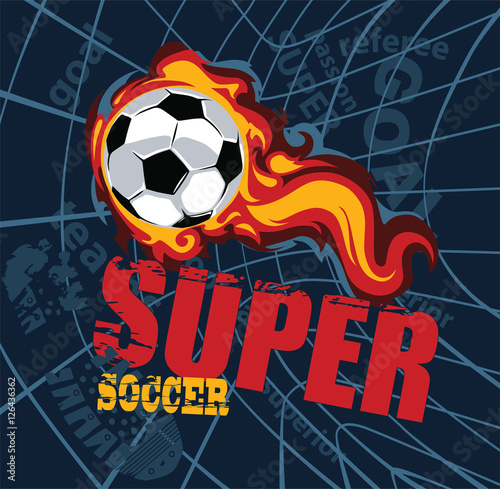 Wallpaper Mural the ball in the fire Torontodigital.ca