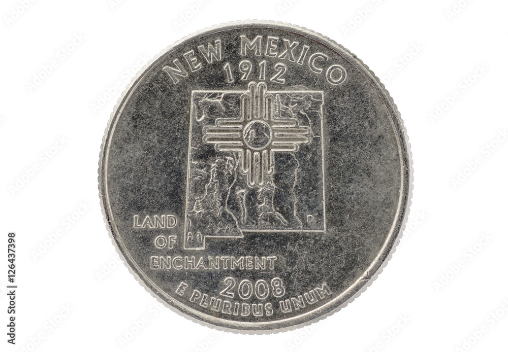 New Mexico State Quarter Coin New Mexico State Quarter Coin