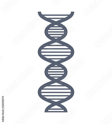 dna molecule isolated icon vector illustration design