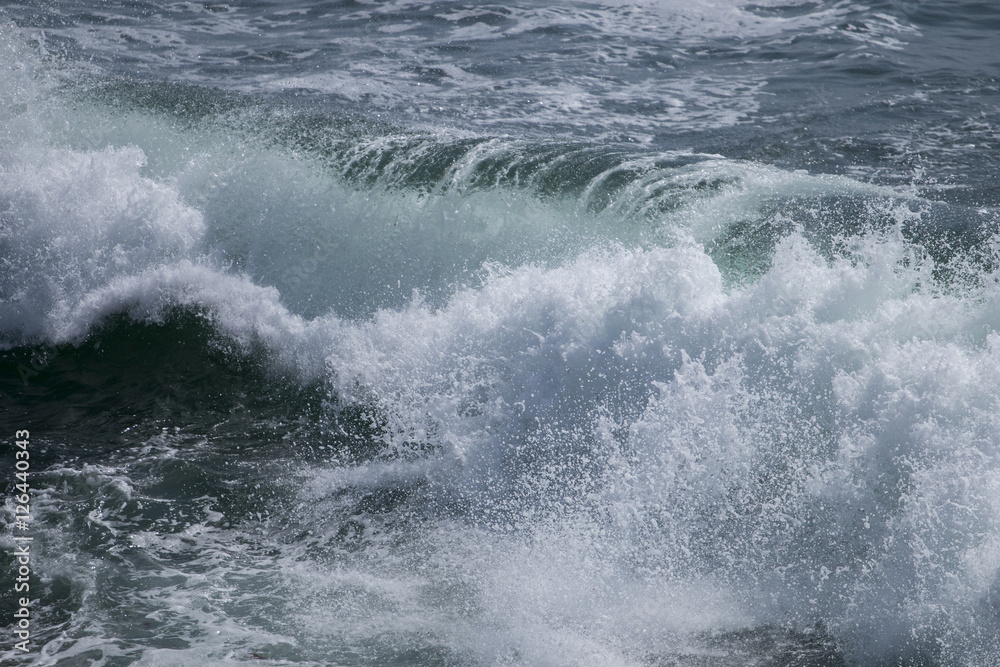 rough sea waves
