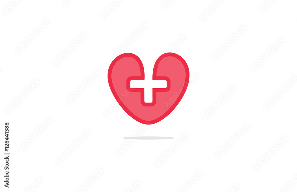heart cross healthy logo heart cross healthy logo