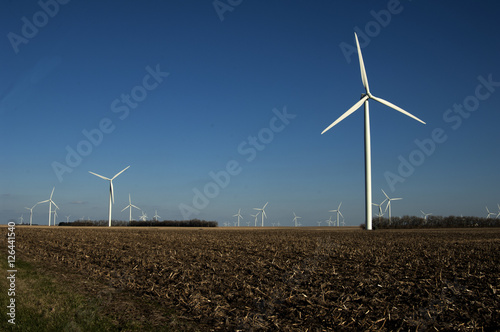 Wind turbine scene