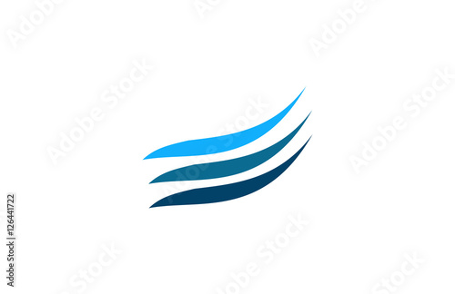 wave abstract logo