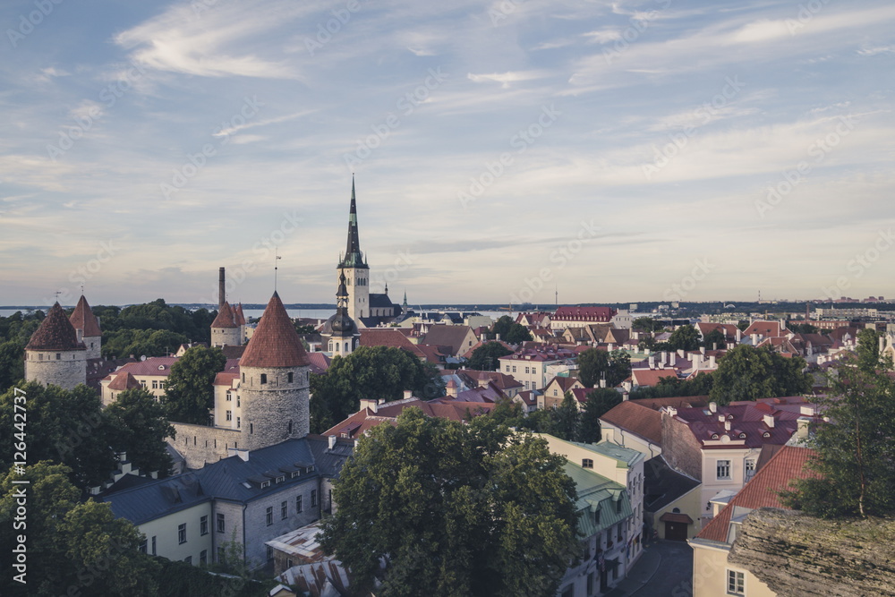 Tallin city view