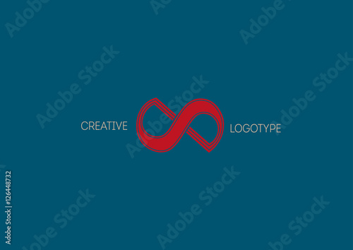 Creative logo with a double meaning, the letter X, S