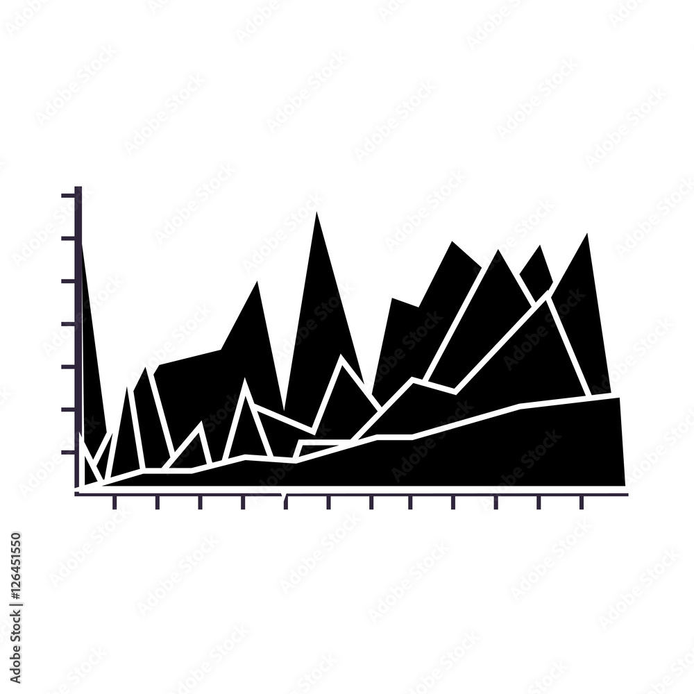 graph chart icon image vector illustration design graph chart icon image vector illustration design