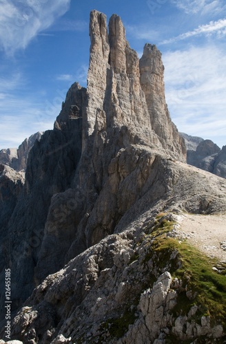 Dolomites /mountains Dolomiti, Catinaccio / Rosengarten, Torri del Vajolet / Vajolet, Italy