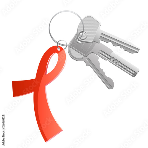 red ribbon trinket