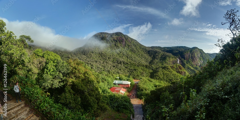 Fototapeta premium Back frpm Adams Peak