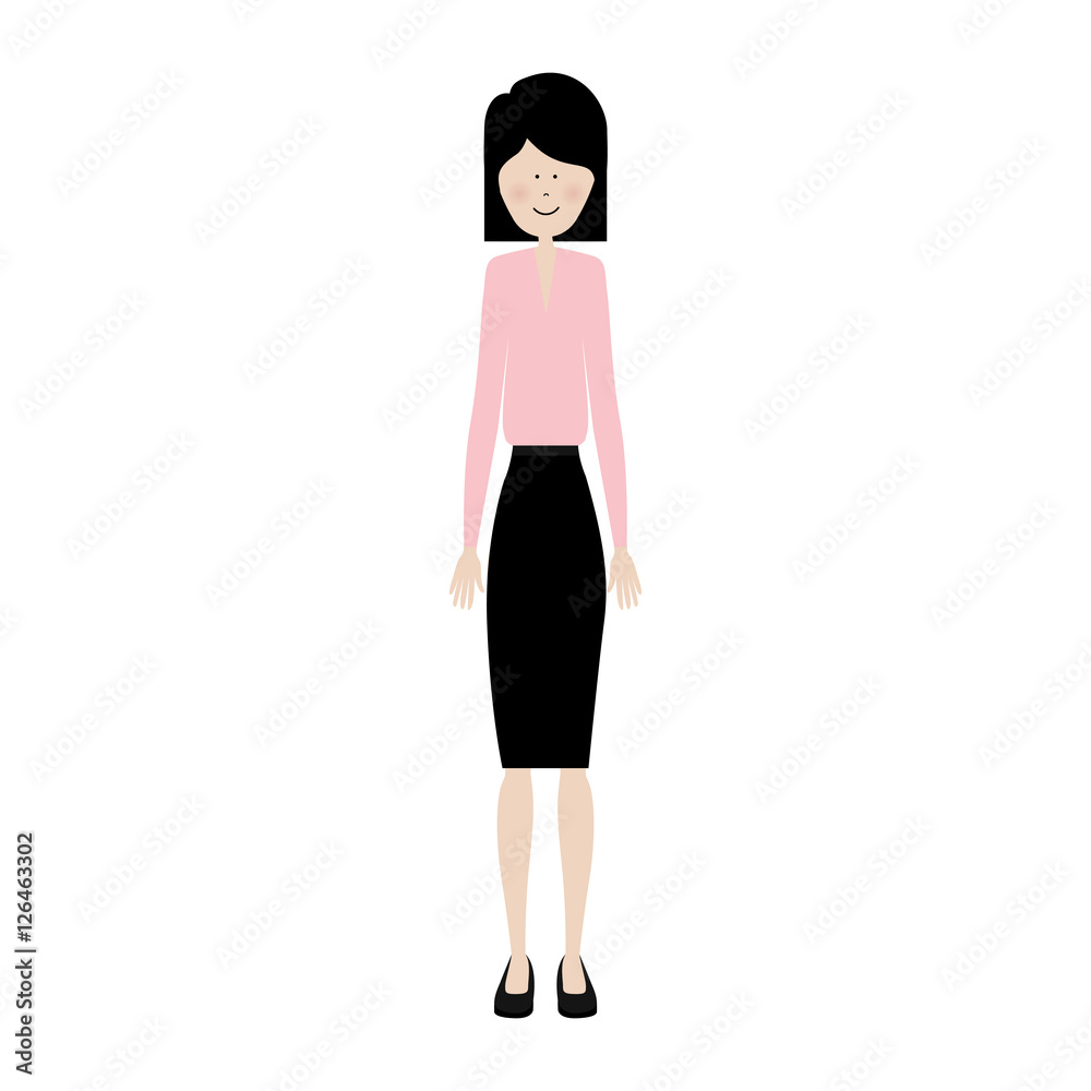 woman cartoon icon image vector illustration design woman cartoon icon image vector illustration design