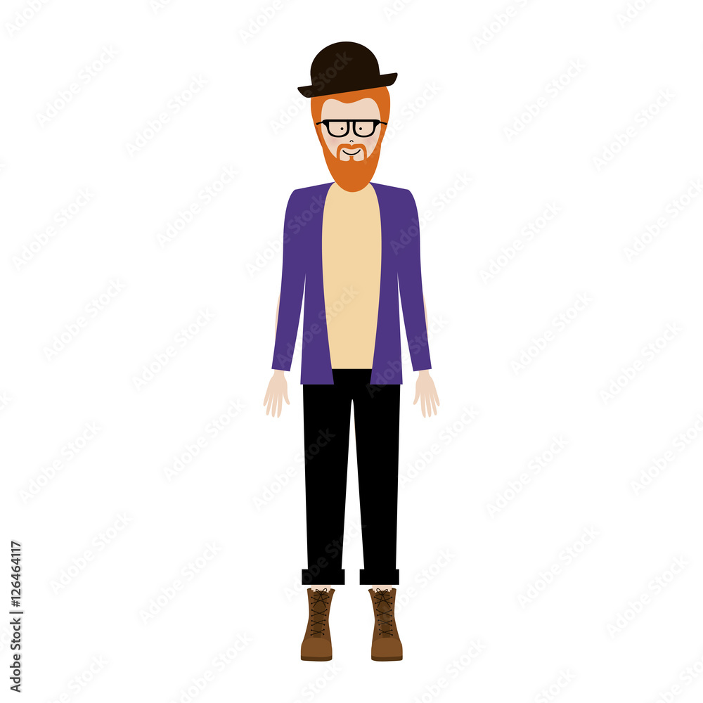 man cartoon icon image vector illustration design 