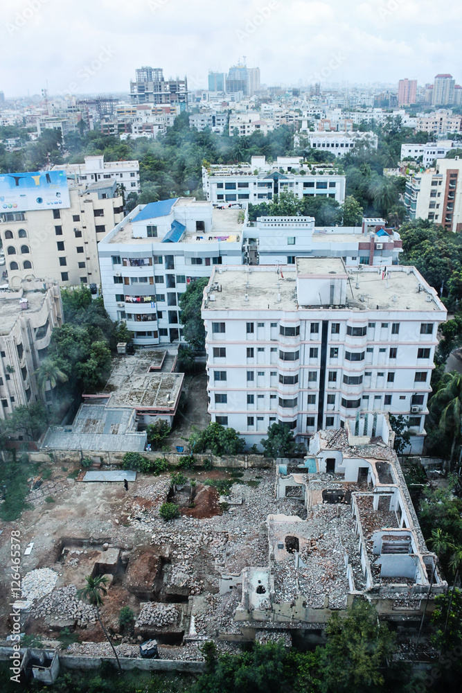 View on Dhaka - Gulshan Circle 2 from Westin hotel