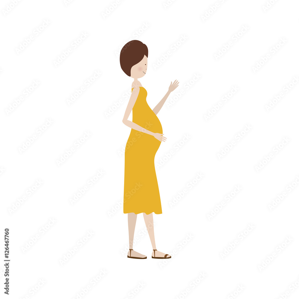 pregnant woman icon image vector illustration design pregnant woman icon image vector illustration design