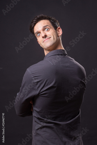 photo manipulation, head face backwards
