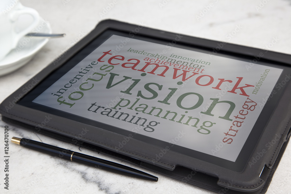 Teamwork vision word cloud Teamwork vision word cloud