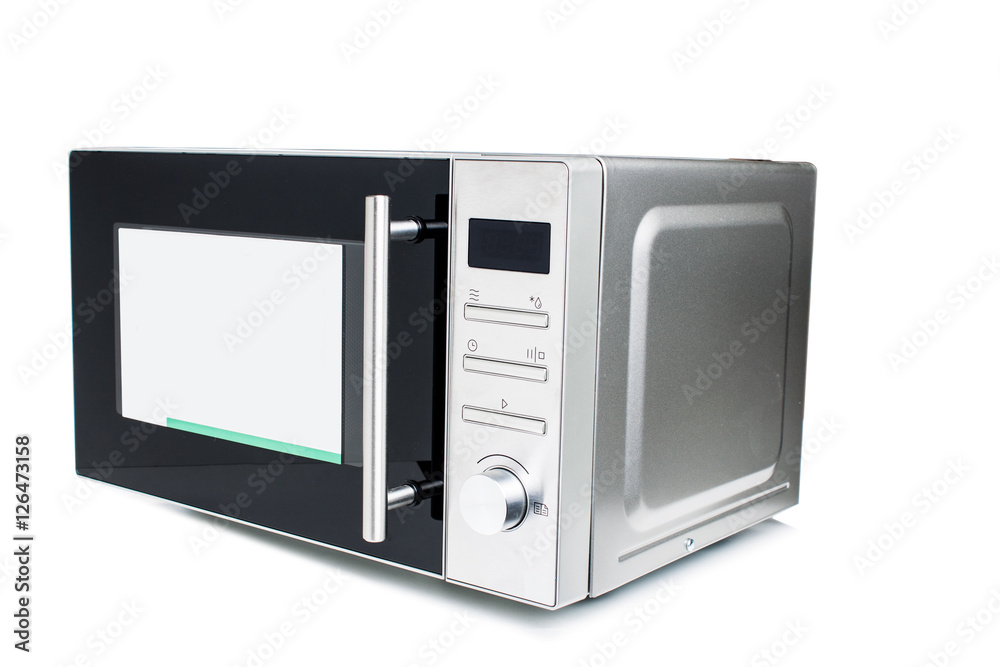 Microwave oven isolated on white background Microwave oven isolated on white background