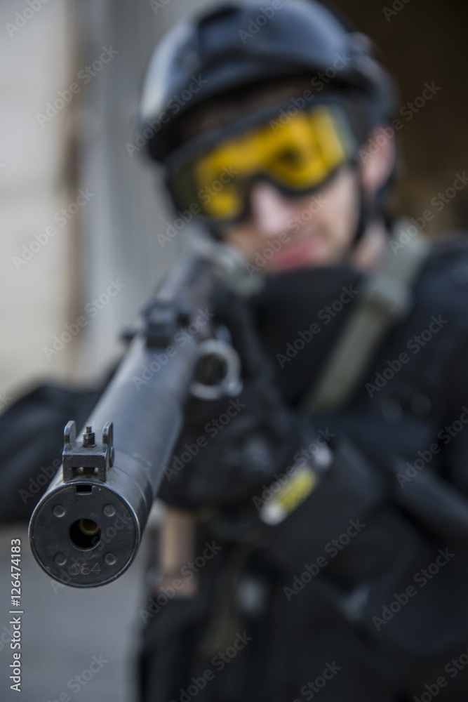 Russian special forces training at a military training ground Russian special forces training at a military training ground