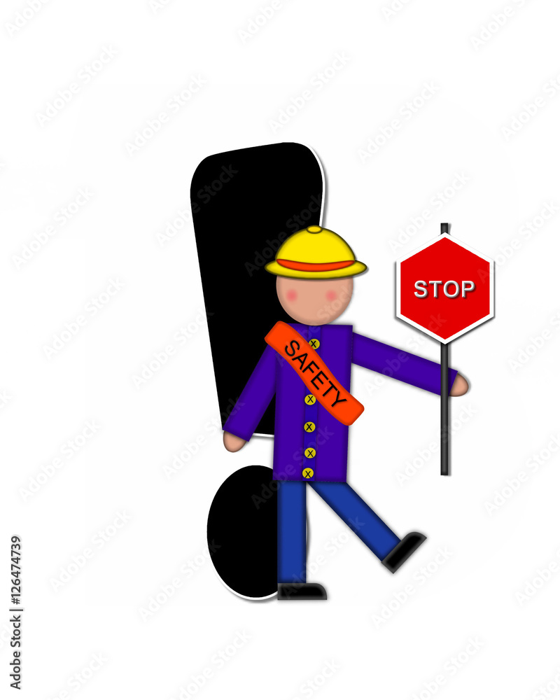 Alphabet Children School Patrol Exclamation Alphabet Children School Patrol Exclamation